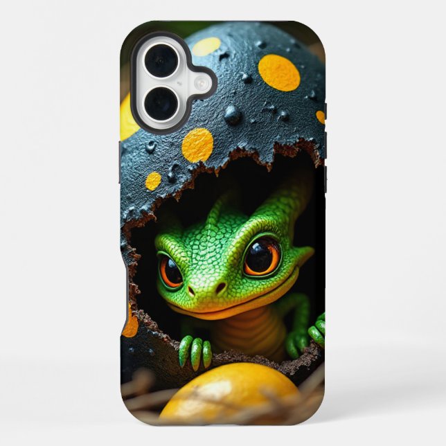 Funda Para iPhone Estuche de teléfono para bebé Dragón (Reverso )