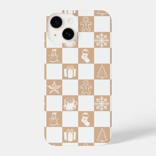 Funda Para iPhone Estuche de teléfono para Navidades estéticos (Reverso )