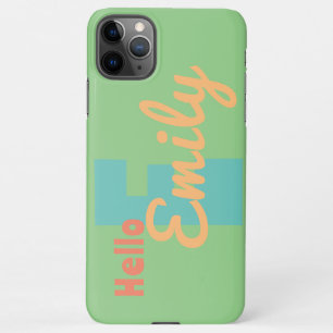 Funda Para iPhone 11Pro Max Estuche de teléfono para RETRO DE NOMBRE 50