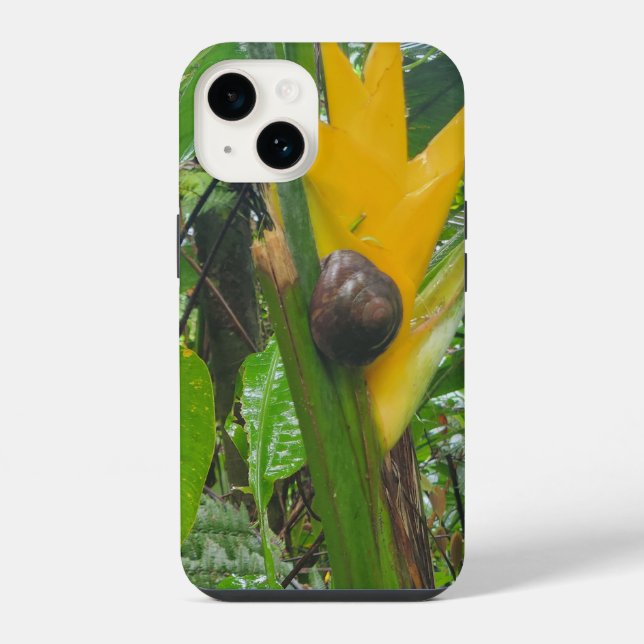 Funda Para iPhone Estuche de teléfono para Snack Rainforest (Reverso )