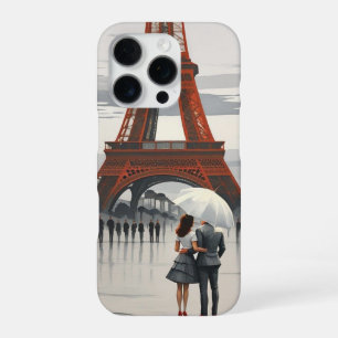 Funda Para iPhone 16 Pro Estuche de teléfono para torre Eiffel de París rom