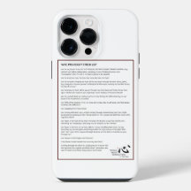 Estuche de teléfono por lista de comprobación WHC 