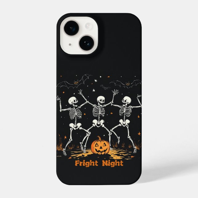 Funda Para iPhone Estuche de teléfono Skeleton Halloween (Reverso )
