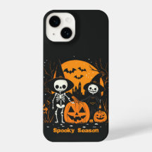 Estuche de teléfono Skeleton Halloween