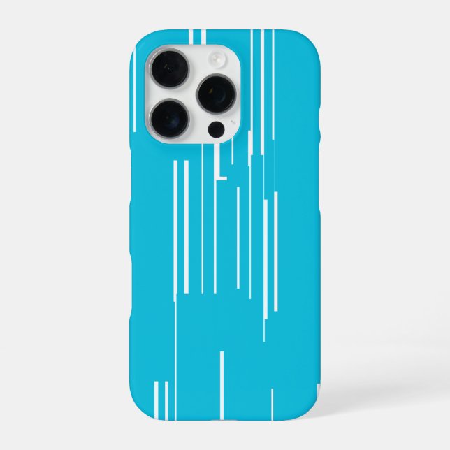 Funda Para iPhone Estuche de teléfono turquesa (Reverso)