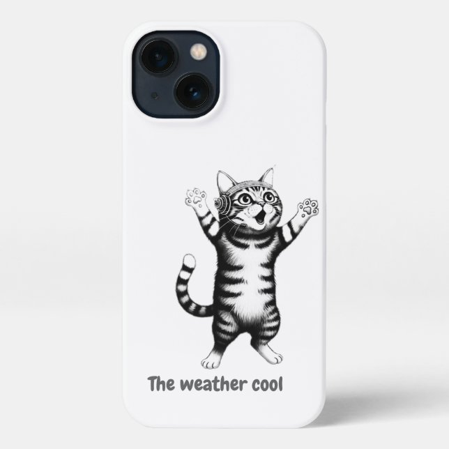 Funda Para iPhone Estuche Derpy Kitty Phone - Sobrecarga máxima de a (Reverso )