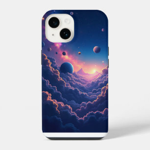 Funda Para iPhone 14 Estuche Dreamy Galaxy Space Art para iPhone