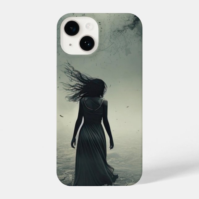 Funda Para iPhone Estuche Ethereal Ghostly Woman Phone (Reverso )
