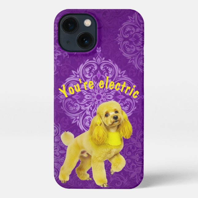 Funda Para iPhone Estuche Fancy Poodle Dog Phone (Reverso )