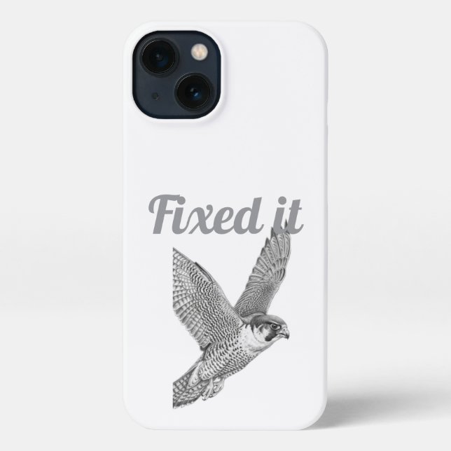 Funda Para iPhone Estuche Fierce Falcon Sketch Phone (Reverso )