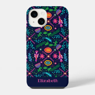 Funda Para iPhone 14 Estuche Fun Colorful Stylized Floral para iPhone /