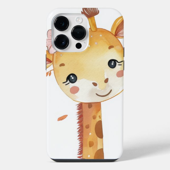Funda Para iPhone Estuche Giraffe Print Phone (Reverso )