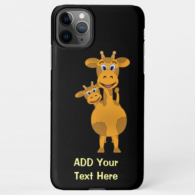 Funda Para iPhone Estuche Giraffes Personalizar para iPhone (Reverso)