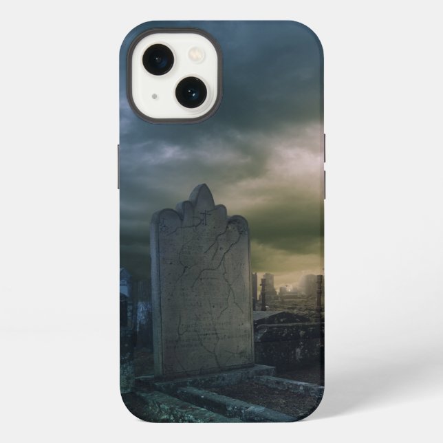 Funda Para iPhone Estuche Gothic Graveyard IPAD (Reverso )