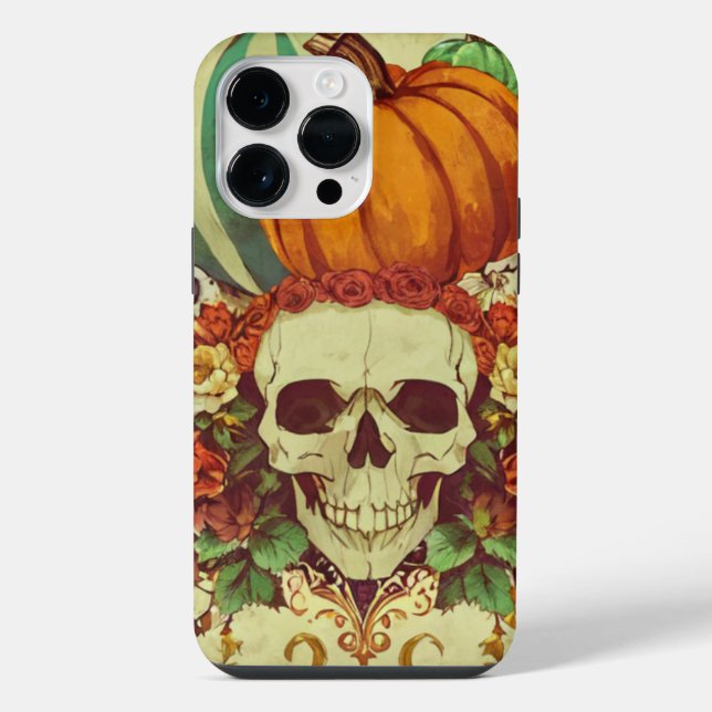 Funda Para iPhone Estuche Halloween/skeleton/fall/calabaza para iPho (Reverso )
