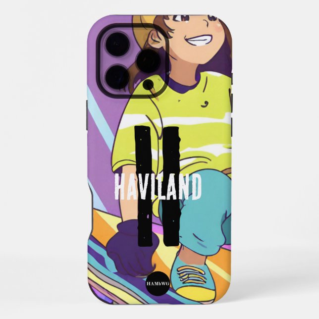 Funda Para iPhone Estuche HAMbWG para teléfono celular de Personaliz (Reverso )