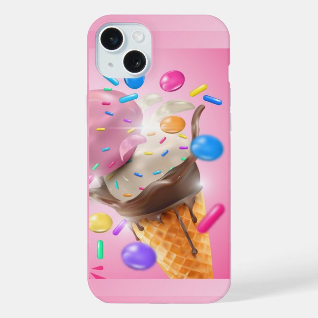 Funda Para iPhone Estuche Ice Cream Cone Funda-Mate para iPhone (Subido por el creador)