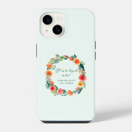 Funda Para iPhone 14 Estuche inspirador para teléfono femenino