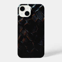 Funda Para iPhone 14 Estuche iphone de escala de dragón negro
