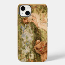Estuche Lady With Lion iPhone / iPad