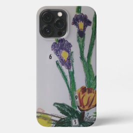 Funda Para iPhone 13 Pro Max Estuche Lilies Phone