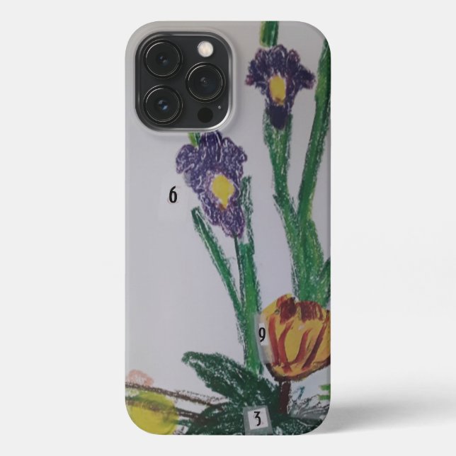 Funda Para iPhone Estuche Lilies Phone (Reverso )
