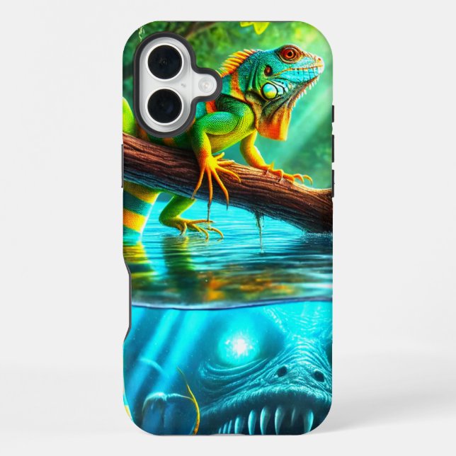 Funda Para iPhone Estuche Lizard y Monster Phone (Reverso )