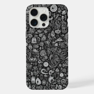 estuche lleno de garabatos