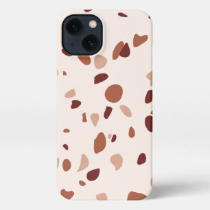 Estuche moderno para iPhone Boho Terrazzo Pattern