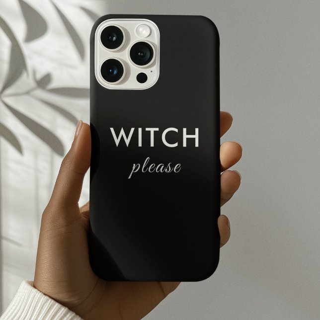 Funda Para iPhone Estuche moderno Witch Please Phone - Moderno Minim (Subido por el creador)