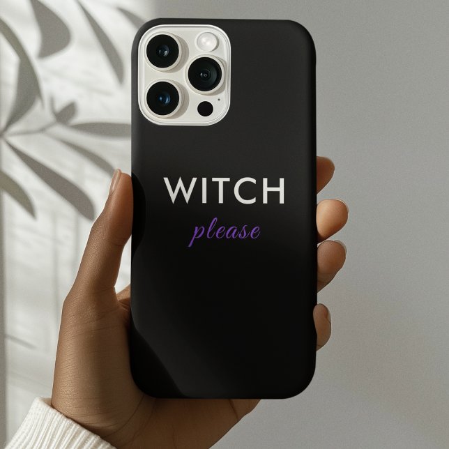 Funda Para iPhone Estuche moderno Witch Please Phone - Moderno Minim (Subido por el creador)