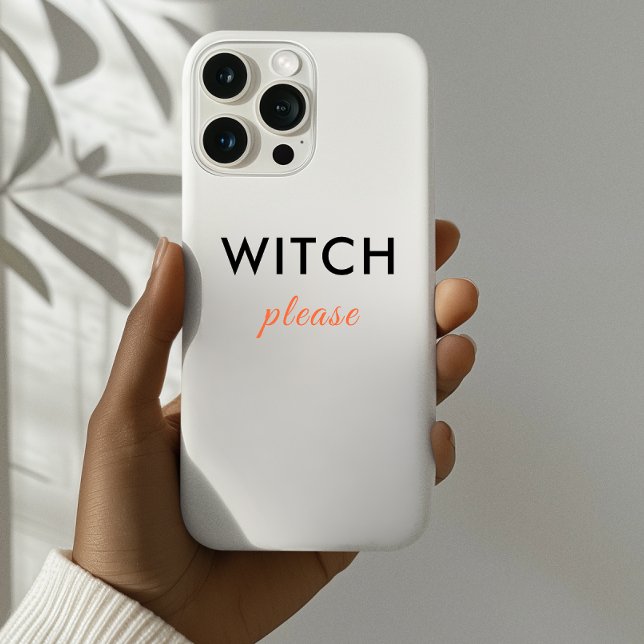 Funda Para iPhone Estuche moderno Witch Please Phone - Moderno Minim (Subido por el creador)