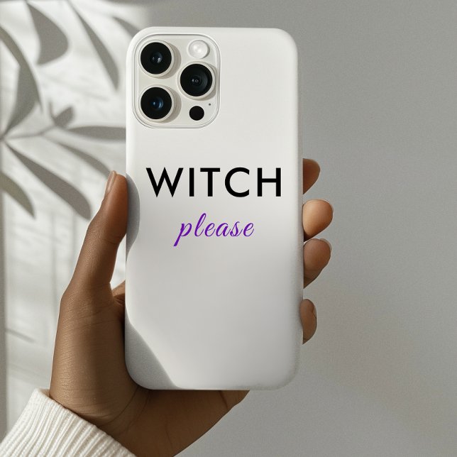 Funda Para iPhone Estuche moderno Witch Please Phone - Moderno Minim (Subido por el creador)