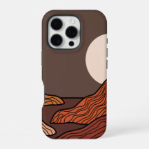 Estuche Mountainous Boho Resumen para iPhone / iPa
