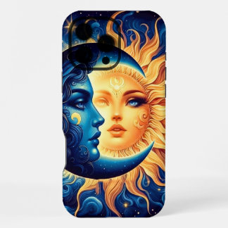 Funda Para iPhone 16 Pro Max Estuche Mystical Sun and Moon Phone