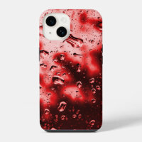 Estuche para iPhone - Arte Raindrop original - Roj