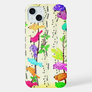 Estuche para iPhone Aves Musicales
