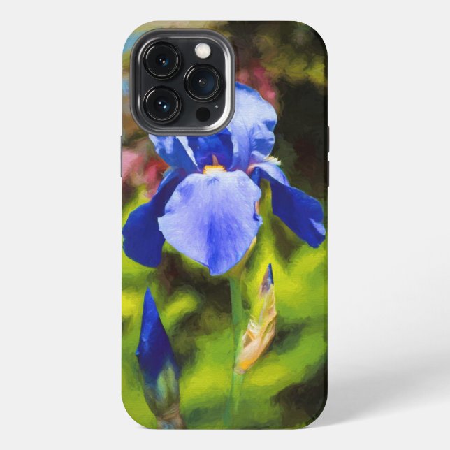 Funda Para iPhone Estuche para iPhone Blue Iris Funda-Mate (Reverso )