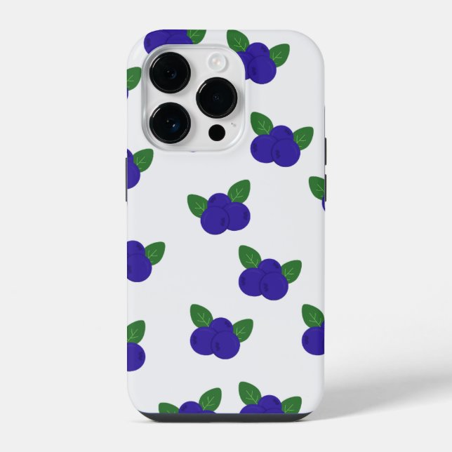 Funda Para iPhone Estuche para iPhone Bountiful Blueberries (Reverso )
