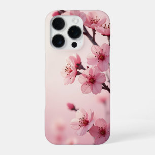 Funda Para iPhone 16 Pro Estuche para IPhone con flores de cerezo