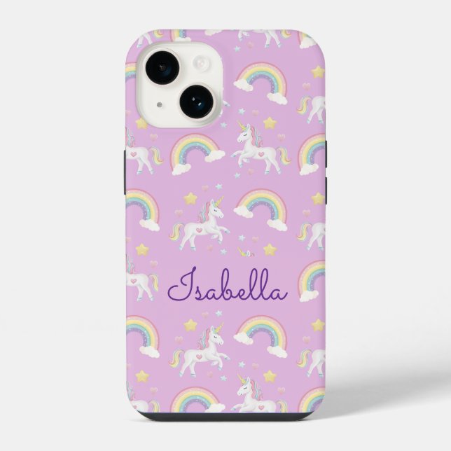 Funda Para iPhone Estuche para iPhone con parkle de arcoiris de unic (Reverso )