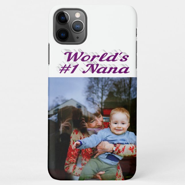 Funda Para iPhone Estuche para iPhone con texto púrpura de la foto d (Reverso)