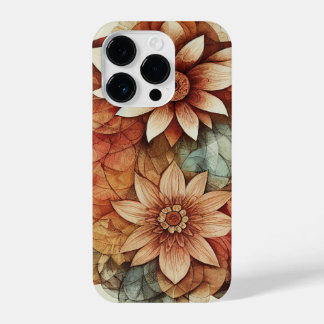 Funda Para iPhone 14 Pro Estuche para iphone con una bella mandala floral