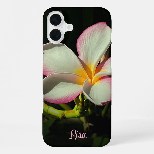 Funda Para iPhone Estuche para iPhone de Apple con flores rosadas pe (Reverso )