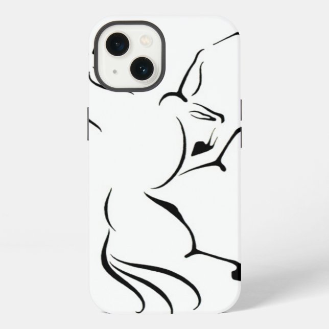 Funda Para iPhone Estuche para iPhone de caballo (Reverso )