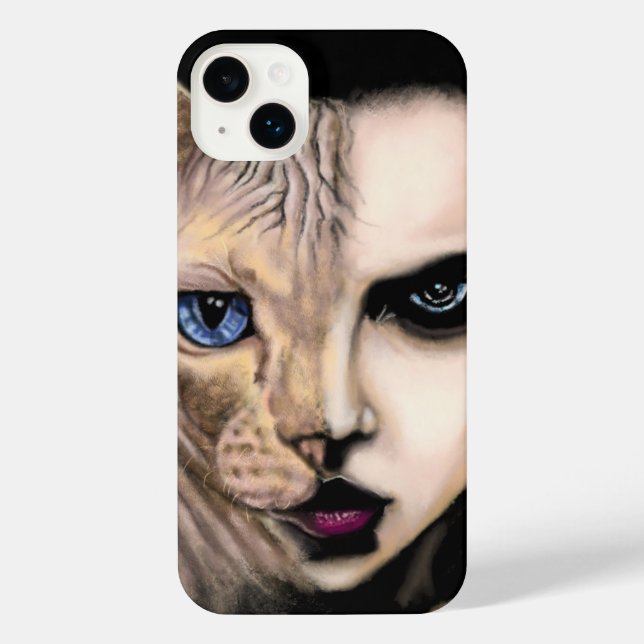 Funda Para iPhone Estuche para iPhone de Cat Woman (Reverso )