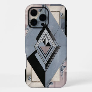 Funda Para iPhone 16 Pro Max Estuche para iPhone de diamante geométrico Art Dec