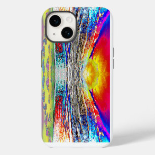 Funda Para iPhone 14 Estuche para iPhone de diseño gráfico Waves Beach