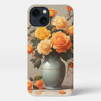 Estuche para iPhone de flores de vase