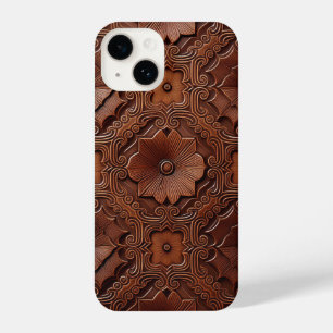 Funda Para iPhone 14 Estuche para iPhone de lujo Rich Mahogany